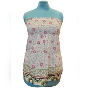 No Boundaries - Juniors - Size Small - Tube Top - Floral - Small Pockets